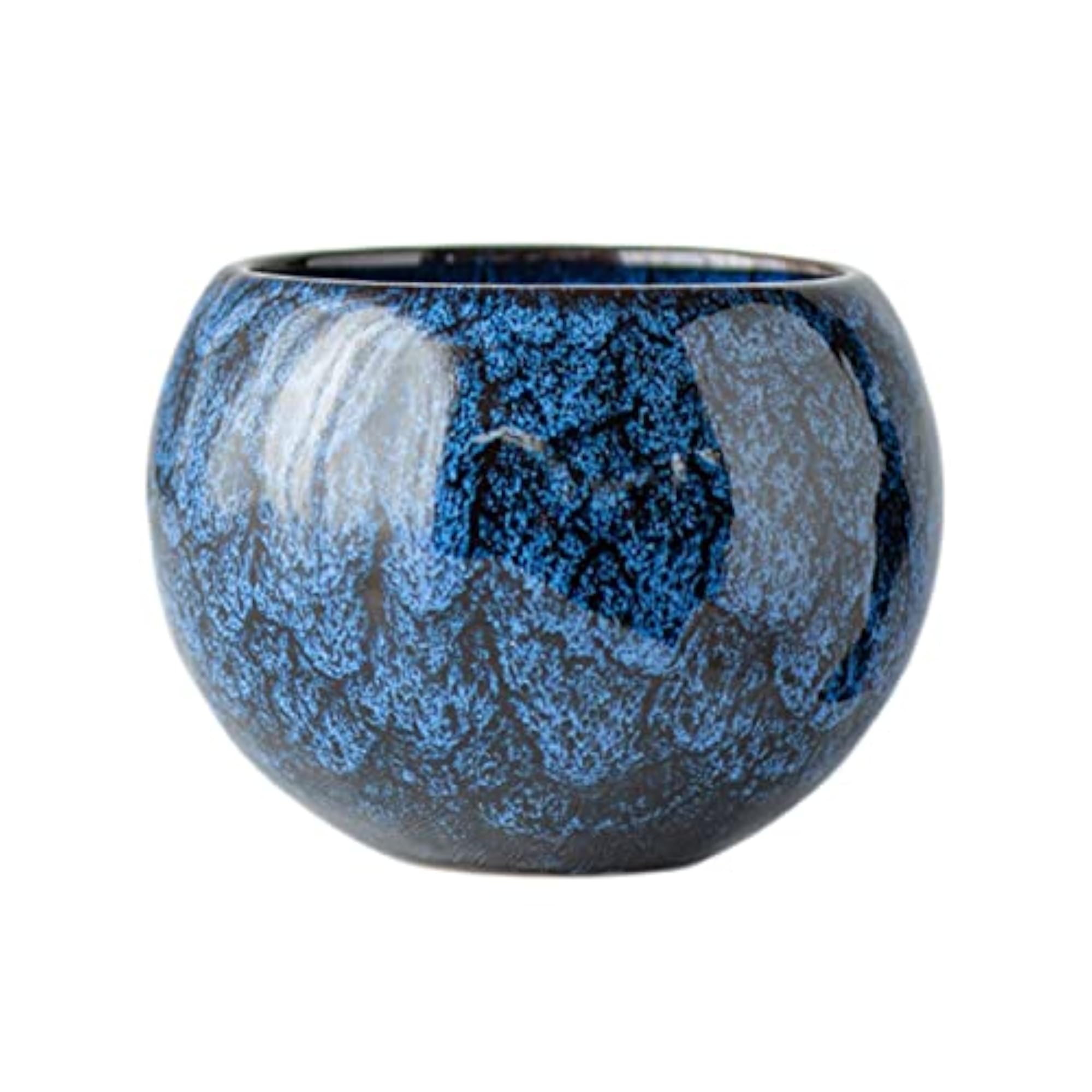 Vintage Ceramic Tea Cup Drinkware, Blue